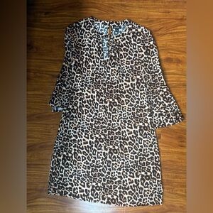 Womens Leopard Print Dress (Size M)